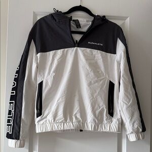 Alphalete Two-Tone Black and White Jacket